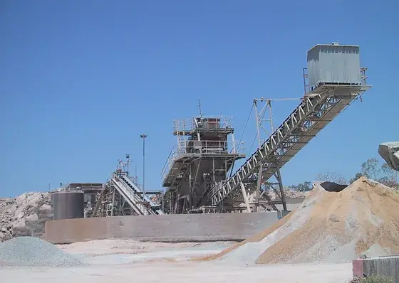 mine site stacker
